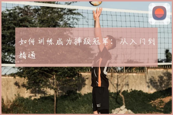 如何训练成为摔跤冠军：从入门到精通